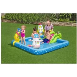 Aire De Jeux Little Astronaut BESTWAY - 228 X 206 X 84 Cm - 308 L - 53126 - Bleu -BESTWAY Soldes Boutique 55525075 5