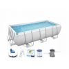 Pack BESTWAY Piscine Tubulaire Rectangulaire - Power Steel - 404 X 201 X 100 Cm - Robot Aspirateur Autonome Frisbee - Kit De Traitement De L'eau - Blanc 1 Pack BESTWAY Piscine Tubulaire Rectangulaire - Power Steel - 404 X 201 X 100 Cm - Robot Aspirateur Autonome Frisbee - Kit De Traitement De L'eau - Blanc -BESTWAY Soldes Boutique 55525078 1