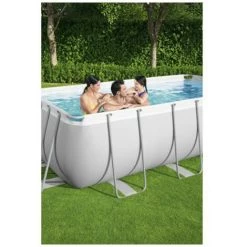 Pack BESTWAY Piscine Tubulaire Rectangulaire - Power Steel - 404 X 201 X 100 Cm - Robot Aspirateur Autonome Frisbee - Kit De Traitement De L'eau - Blanc 9 Pack BESTWAY Piscine Tubulaire Rectangulaire - Power Steel - 404 X 201 X 100 Cm - Robot Aspirateur Autonome Frisbee - Kit De Traitement De L'eau - Blanc -BESTWAY Soldes Boutique 55525078 3