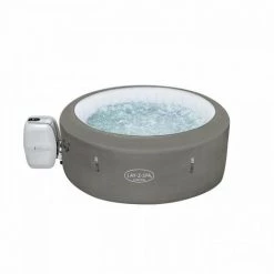 BESTWAY Spa Gonflable Lay-Z-Spa - BARBADOS - 2/4 Places 180 X 66 Cm, 120 Airjet,app Wifi, Diffuseur Chemconnect