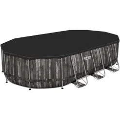 Piscine Hors-sol Tubulaire Bestway Power Steel Oval Imitation Bois 610x366x122 Cm Épurateur à Cartouche De 5 678 L/H 9 Piscine Hors-sol Tubulaire Bestway Power Steel Oval Imitation Bois 610x366x122 Cm Épurateur à Cartouche De 5 678 L/H -BESTWAY Soldes Boutique 55559730 3