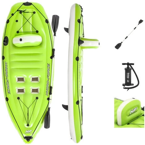 Kayak Gonflable Bestway Hydro-Force Koracle 270x100 Cm Individuel Pagaie Et Pompe 3 Kayak Gonflable Bestway Hydro-Force Koracle 270x100 Cm Individuel Pagaie Et Pompe