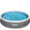 Piscine Hors Sol Ronde 366x76 Cm Avec Effet Rotin Bestway Fast Set 57445 -BESTWAY Soldes Boutique 55858574 1