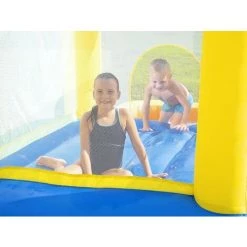 Château Gonflable Avec Espace Trampoline Et Pataugeoire - 365 X 340 X 152 Cm - AUBIN De BESTWAY - Multicolore -BESTWAY Soldes Boutique 55882893 5