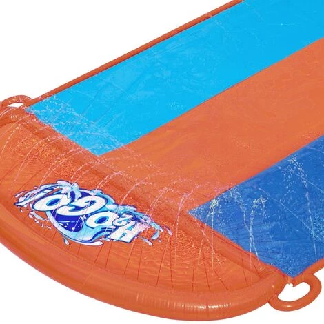 Bestway H2OGO Triple Toboggan Aquatique 488 Cm - Oranje 5 Bestway H2OGO Triple Toboggan Aquatique 488 Cm - Oranje – Image 3