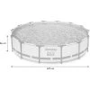Piscine Tubulaire BESTWAY - Peridot 14,5m² Grise- Piscine Ronde Ø4,3m Avec Pompe De Filtration Et Cartouche Filtrante Piscine Hors Sol, Armature Acier - Gris 1 Piscine Tubulaire BESTWAY - Peridot 14,5m² Grise- Piscine Ronde Ø4,3m Avec Pompe De Filtration Et Cartouche Filtrante Piscine Hors Sol, Armature Acier - Gris -BESTWAY Soldes Boutique 56806503 1