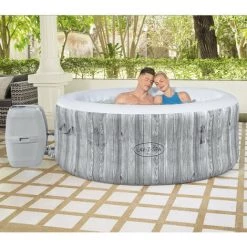 Spa Gonflable Rond Fiji Airjet 2 à 4 Personnes - 60085 - Bestway - Gris -BESTWAY Soldes Boutique 57519710 5