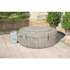 Spa Gonflable BESTWAY - Lay-Z-Spa Madrid - 180 X 66 Cm - 2 A 4 Places - Rond (Inclus : Couverture, Pompe, Cartouche Et Diffuseur -BESTWAY Soldes Boutique 57867010 3