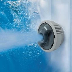 Spa Gonflable BESTWAY - Lay-Z-Spa Cancún - 180 X 66 Cm - 2 A 4 Places - Rond (Inclus : Couverture, Pompe, Cartouche Et Diffuseu -BESTWAY Soldes Boutique 57867013 3