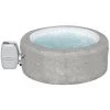 Spa Gonflable BESTWAY - Lay-Z-Spa Zurich - 180 X 66 Cm - 2 A 4 Places - Rond (Inclus : Couverture, Pompe, Cartouche Et Diffuseur