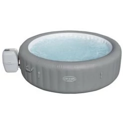 Spa Gonflable BESTWAY - Lay-Z-Spa Grenada - 236 X 71 Cm - 6 A 8 Places - Rond (Livré Avec Couverture, Pompe, Cartouche Et Diffu