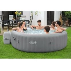 Spa Gonflable BESTWAY - Lay-Z-Spa Grenada - 236 X 71 Cm - 6 A 8 Places - Rond (Livré Avec Couverture, Pompe, Cartouche Et Diffu -BESTWAY Soldes Boutique 57867026 5
