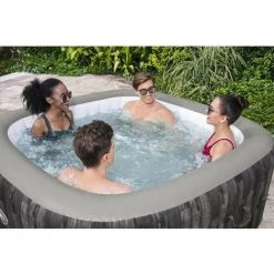 Spa Gonflable BESTWAY Lay-Z-Spa Majorca - 104 X 65,5 X 67 Cm - 4 A 6 Places - Carré (Avec Couverture, Pompe, Cartouche Et Diffu 9 Spa Gonflable BESTWAY Lay-Z-Spa Majorca - 104 X 65,5 X 67 Cm - 4 A 6 Places - Carré (Avec Couverture, Pompe, Cartouche Et Diffu -BESTWAY Soldes Boutique 57867079 3