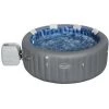 Spa Gonflable BESTWAY - Lay-Z-Spa Santorini - 5 A 7 Places -Rond (Livré Avec 5 Appuie-tete Rembourrés + 2 LED A Eau ColorJet) -BESTWAY Soldes Boutique 57867084 1