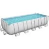 Kit Piscine Hors Sol Tubulaire BESTWAY Power Steel™ - 640 X 274 X 132 Cm - Rectangulaire (Filtre, échelle, Diffuseur, Bâche) -BESTWAY Soldes Boutique 57867109 1
