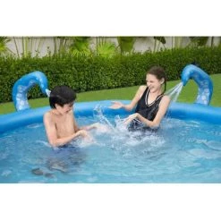 Piscine Hors Sol Autoportante BESTWAY - Fast Set Pieuvre Octopool - 274 X 76 Cm - Ronde (Livrée Avec Un Patch De Réparation) -BESTWAY Soldes Boutique 57868689 3