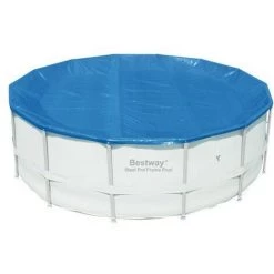BESTWAY Couverture De Piscine Structure Métallique Ø 427 Cm.