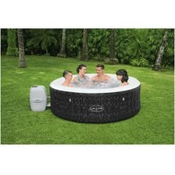 BESTWAY Spa Gonflable Lay-Z-Spa RIO, 4/6 Places, 196 X 71 Cm, 140 Jets D'air, Diffuseur Chemconnect™ -BESTWAY Soldes Boutique 58542243 3
