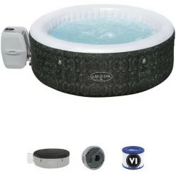 BESTWAY Spa Gonflable Lay-Z-Spa RIO, 4/6 Places, 196 X 71 Cm, 140 Jets D'air, Diffuseur Chemconnect™ -BESTWAY Soldes Boutique 58542243 5
