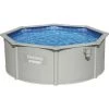 Piscine Hors Sol Bestway Hydrium Ronde Ø360x120 Cm Épurateur à Sable 3.028L/H, Tapis De Sol, Bâche Et Échelle