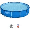 Piscine Hors-sol Tubulaire Bestway Steel Pro 396x84 Cm Épurateur à Cartouche De 2 006 L/H -BESTWAY Soldes Boutique 58966869 1