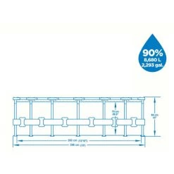 Piscine Hors-sol Tubulaire Bestway Steel Pro 396x84 Cm Épurateur à Cartouche De 2 006 L/H 8 Piscine Hors-sol Tubulaire Bestway Steel Pro 396x84 Cm Épurateur à Cartouche De 2 006 L/H -BESTWAY Soldes Boutique 58966869 2