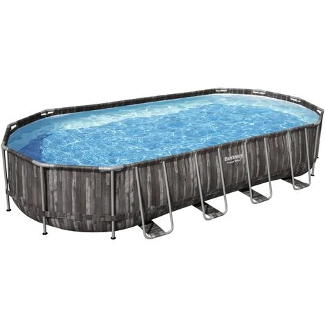 Ensemble De Piscine Ovale 7,32x3,66x1,22 M Bestway - N/A 3 Ensemble De Piscine Ovale 7,32x3,66x1,22 M Bestway - N/A