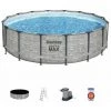 Kit Piscine Bestway POWER STEEL SWIM VISTA POOL Ronde Ø488x122cm Effet Pierre Grise 2 Kit Piscine Bestway POWER STEEL SWIM VISTA POOL Ronde Ø488x122cm Effet Pierre Grise -BESTWAY Soldes Boutique 59402186 1