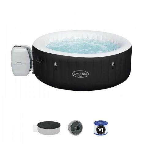 Spa Gonflable 60001 Lay-Z-Spa® Miami Airjet™ Rond 4 Personnes Bestway 4 Spa Gonflable 60001 Lay-Z-Spa® Miami Airjet™ Rond 4 Personnes Bestway – Image 2