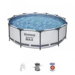Piscine Hors Sol 56418 Ronde Steel Pro Max™ 366x100cm Bestway