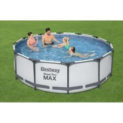 Piscine Hors Sol 56418 Ronde Steel Pro Max™ 366x100cm Bestway -BESTWAY Soldes Boutique 59467177 3