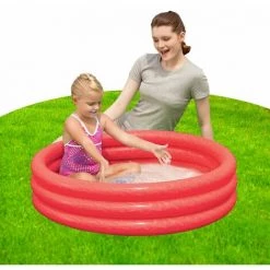 BESTWAY E3/81101 PISCINE GONFLABLE 3 ANNEAUX 114 X 25 CMS. PLUSIEURS COULEURS DISPONIBLES.