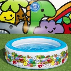 Piscine Gonflable Pour Enfants Bestway Animaux De Couleurs 193x53 Cm -BESTWAY Soldes Boutique 60612134 3