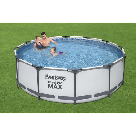 Piscine Tubulaire Ø 366 X 100 Cm Steel Pro Max BESTWAY Hors Sol Ronde 4 Piscine Tubulaire Ø 366 X 100 Cm Steel Pro Max BESTWAY Hors Sol Ronde â Image 2