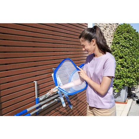 Organisateur Accessoires Piscines Crochet Support Bestway StorePro 57x18,2x42 Cm 5 Accessoires Et 2 Perches 7 Organisateur Accessoires Piscines Crochet Support Bestway StorePro 57x18,2x42 Cm 5 Accessoires Et 2 Perches – Image 5