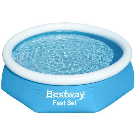 Piscine Gonflable Pour Enfants Bestway Fast Set Ø244x61 Cm Bleu Plus De 3 Ans 3 Piscine Gonflable Pour Enfants Bestway Fast Set Ø244x61 Cm Bleu Plus De 3 Ans
