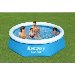 Piscine Gonflable Pour Enfants Bestway Fast Set Ø244x61 Cm Bleu Plus De 3 Ans 7 Piscine Gonflable Pour Enfants Bestway Fast Set Ø244x61 Cm Bleu Plus De 3 Ans -BESTWAY Soldes Boutique 61549571 3