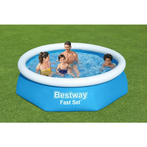 Piscine Gonflable Pour Enfants Bestway Fast Set Ø244x61 Cm Bleu Plus De 3 Ans 5 Piscine Gonflable Pour Enfants Bestway Fast Set Ø244x61 Cm Bleu Plus De 3 Ans – Image 3