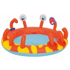Bouée Gonflable 165x150xH63 Cm Avec Fontaine Play Center Baby Crab Pool 53058 BESTWAY
