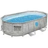 Kit Piscine Hors Sol BESTWAY Power Steel™- 427 X 250 X 100 Cm - Ovale (Livrée Avec Filtre A Cartouche, Bâche, échelle Et Di -BESTWAY Soldes Boutique 65617038 1