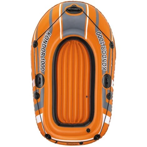 Bateau Gonflable Kondor 1000 155x93 Cm Bestway - Orange 6 Bateau Gonflable Kondor 1000 155x93 Cm Bestway - Orange – Image 4