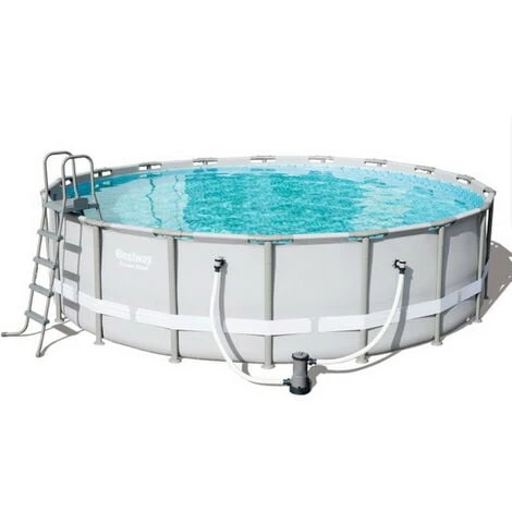 Kit Piscine Tubulaire Bestway POWER STEEL FRAME POOL Ronde Ø549 X 132cm à Cartouche 3 Kit Piscine Tubulaire Bestway POWER STEEL FRAME POOL Ronde Ø549 X 132cm à Cartouche