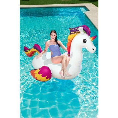 Bestway 41113 Supersized Unicorn Rider Animaux De Natation, 224 x 164 cm 4 Bestway 41113 Supersized Unicorn Rider Animaux De Natation, 224 x 164 cm – Image 2