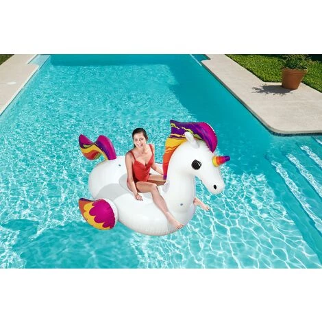 Bestway 41113 Supersized Unicorn Rider Animaux De Natation, 224 x 164 cm 5 Bestway 41113 Supersized Unicorn Rider Animaux De Natation, 224 x 164 cm – Image 3