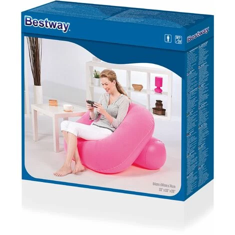 Fauteuil Gonflable Bestway 84x84x74 Cm 5 Fauteuil Gonflable Bestway 84x84x74 Cm – Image 3