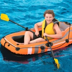 Bateau Gonflable Bestway Hydro-Force Kondor 1000 Pour 1 Personne Avec Pagaies 9 Bateau Gonflable Bestway Hydro-Force Kondor 1000 Pour 1 Personne Avec Pagaies -BESTWAY Soldes Boutique 9693722 4