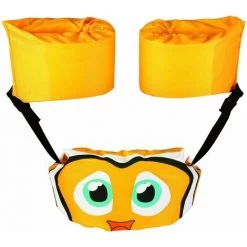 BESTWAY Brassards + Bouée Ventrale Tissus + Mousse Poisson Clown Taille 56 Cm X 16,5 Cm + 15 Cm X 18 Cm